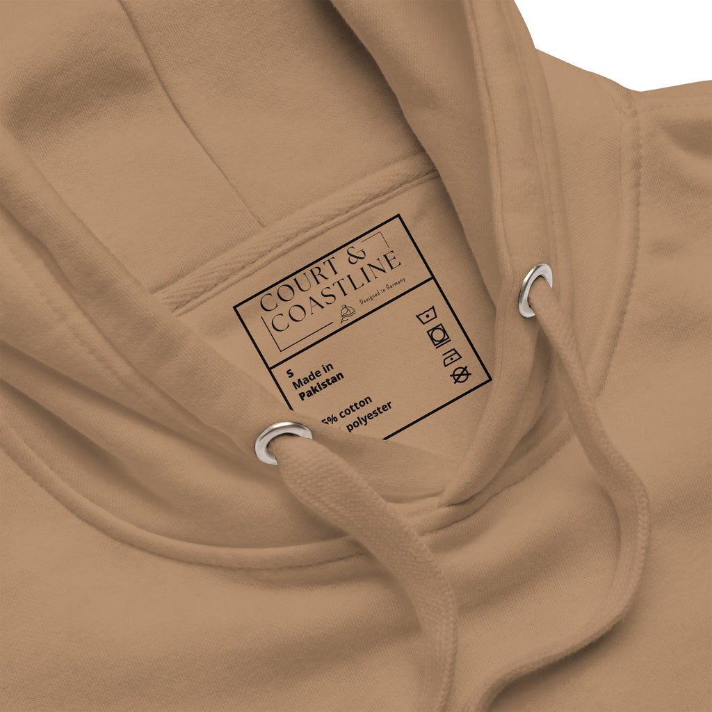 Padel Tennis Hoodie mit hochwertigem Stick "Court Session", Kapuzenpullover